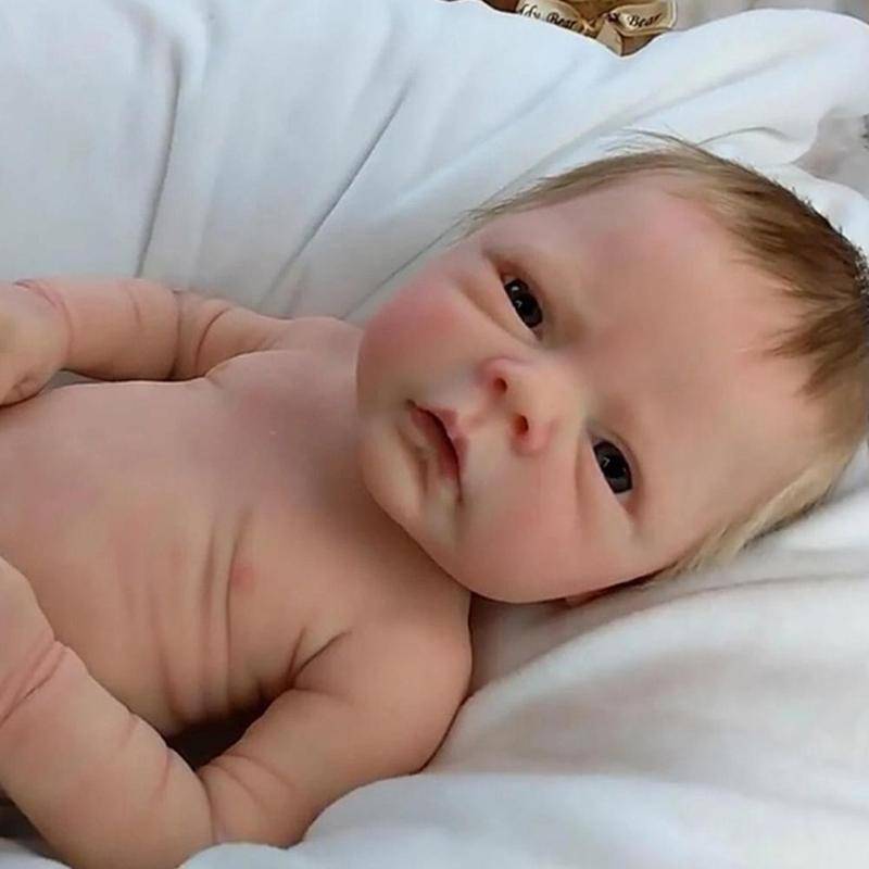 Silicone Dolls, 22 David Reborn Baby Doll Boy, Silicone Vinyl Body