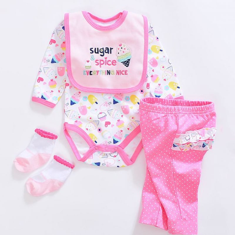 Reborn Baby Pink Clothes 20" - 22" Reborn Doll Girl