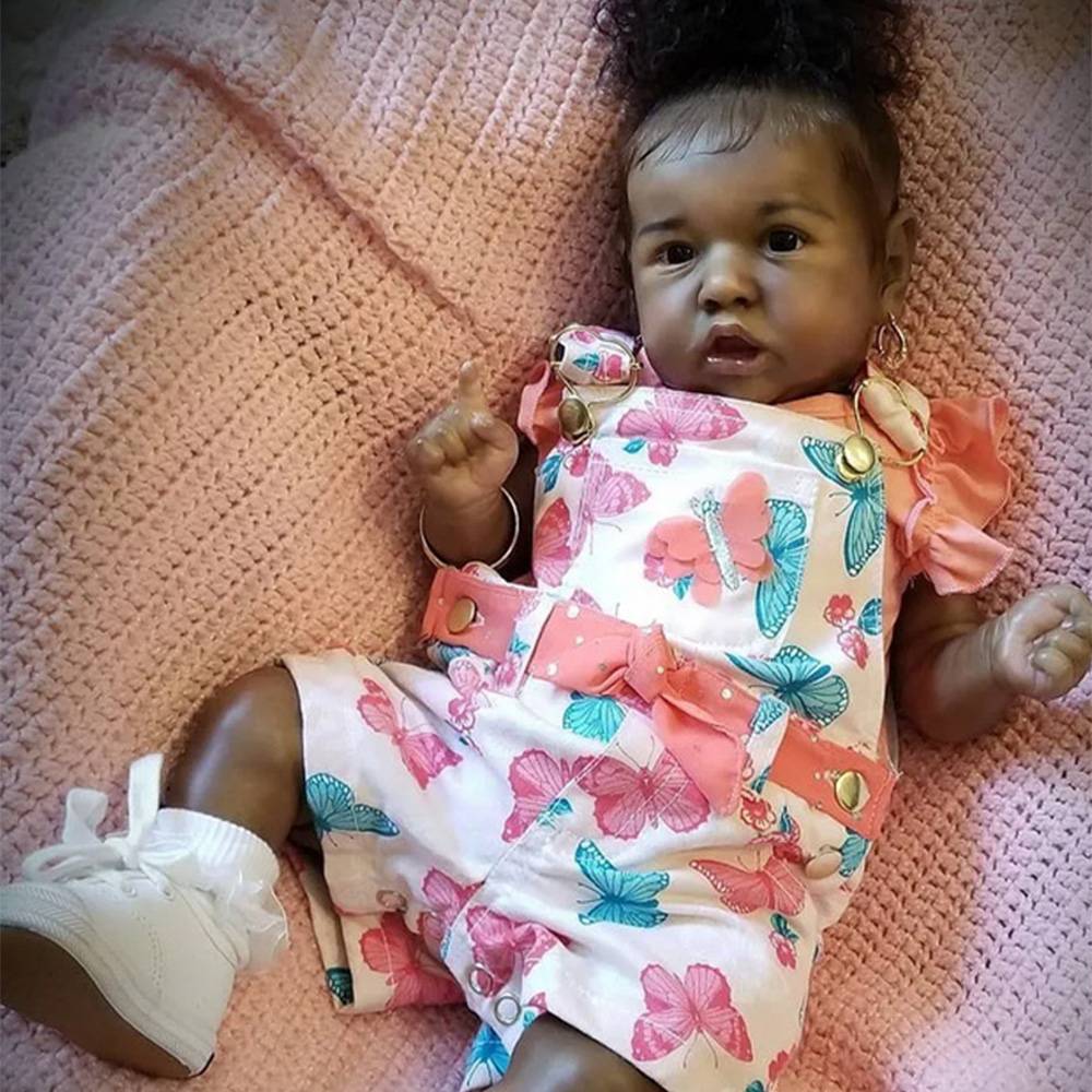 12'' African American Reborn Baby Doll -Girl-www.rebornarts.com