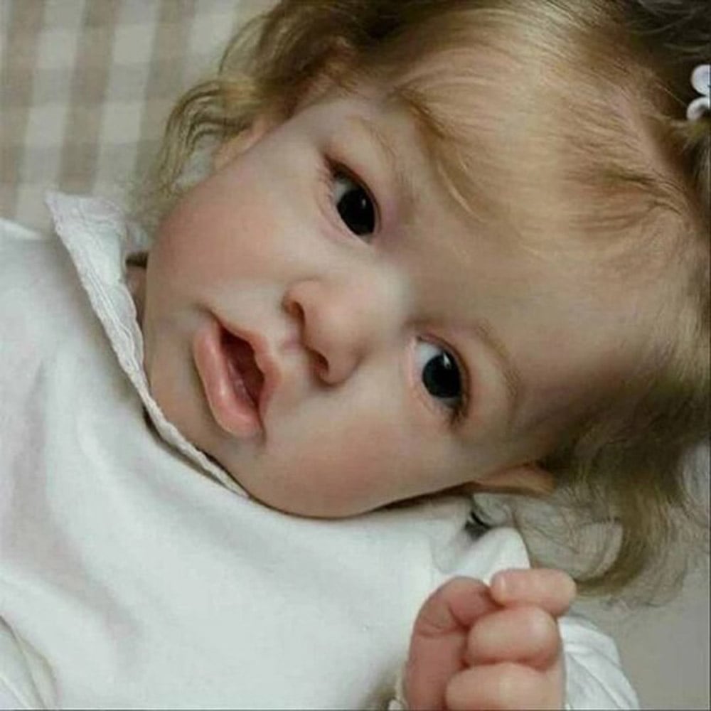 22" Elaine Truly Baby Doll Girl Lifelike Newborn Baby with Clothes-Saskia Series