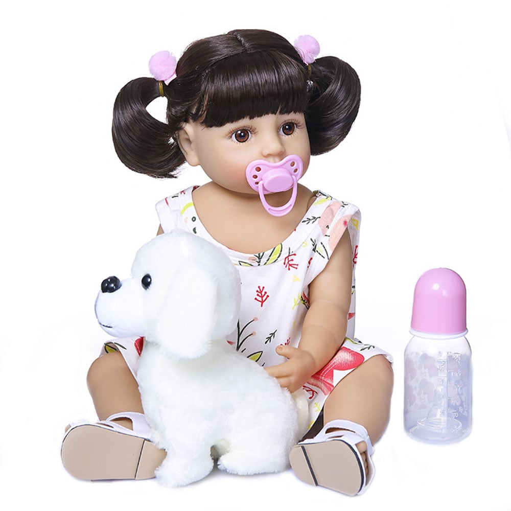 22 Inches Little Gabriela Cute Reborn Baby Doll - Realistic And Cute