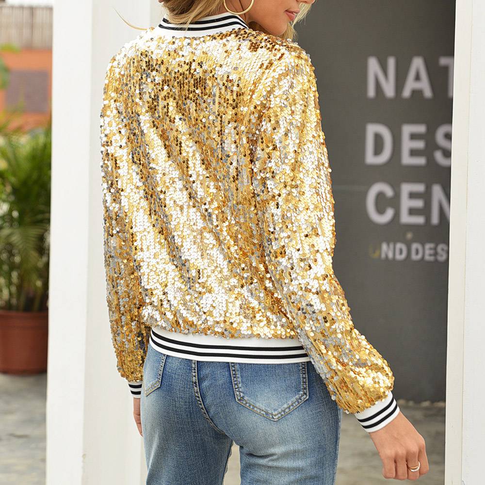 Zipper Long Sleeve Slim Standard Women's Jacket
