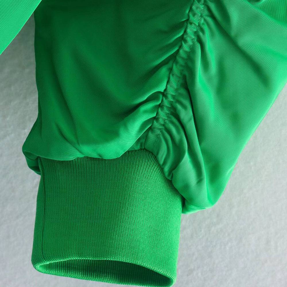 Long Sleeve Zipper Loose Thick Mid-Length Women's Jacket
