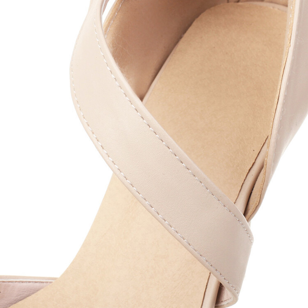 Pointed Toe Elastic Band Thread Stiletto Heel High Heel (5-8cm) Thin Shoes
