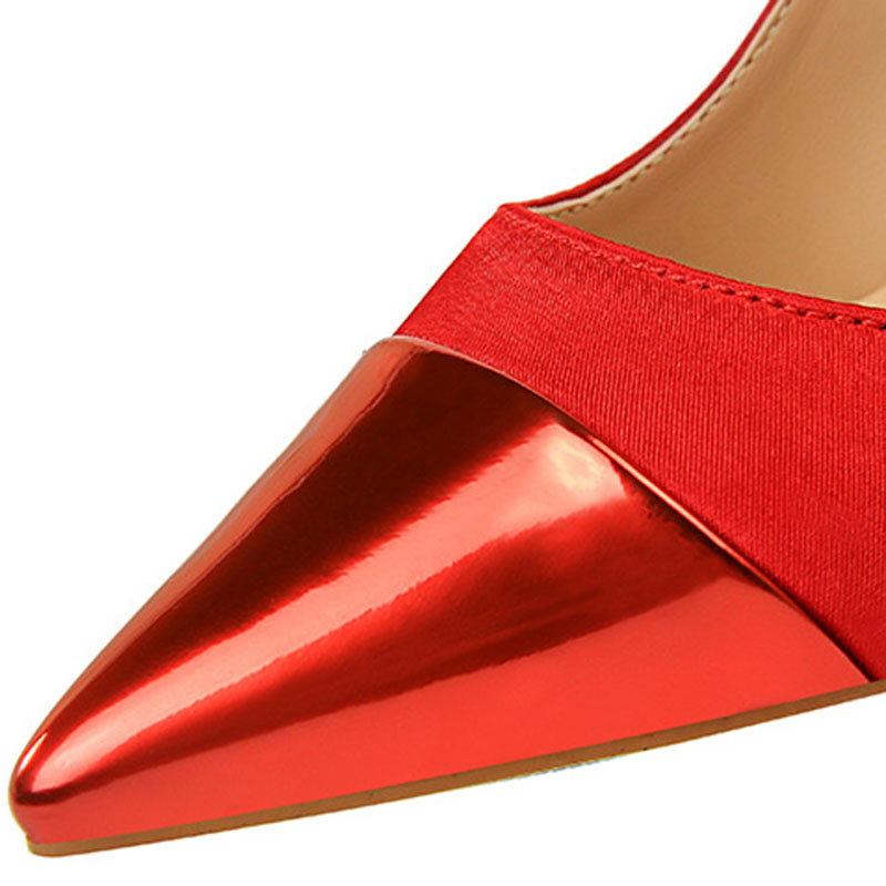 Stiletto Heel Pointed Toe Slip-On Ultra-High Heel(≥8cm) Thin Shoes