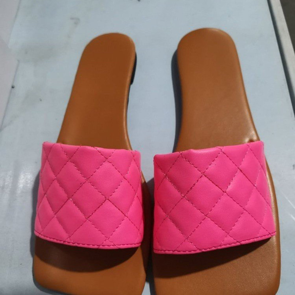 Flat With Slip-On Thread Flip Flop Summer Slippers