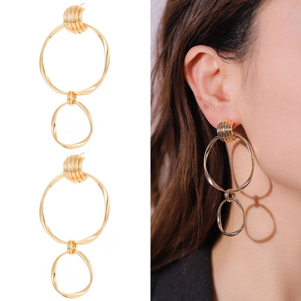 E-Plating Alloy European Birthday Earrings