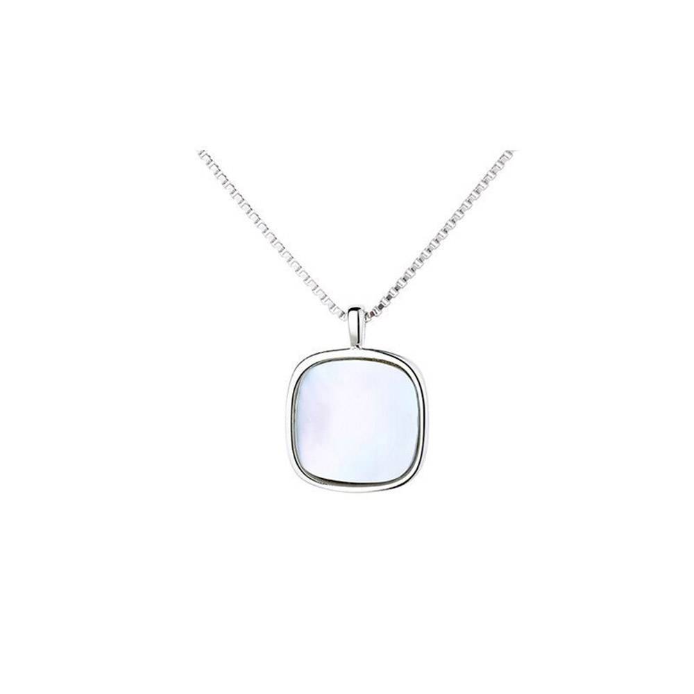 Korean Geometric E-Plating Pendant Necklace Female Necklaces