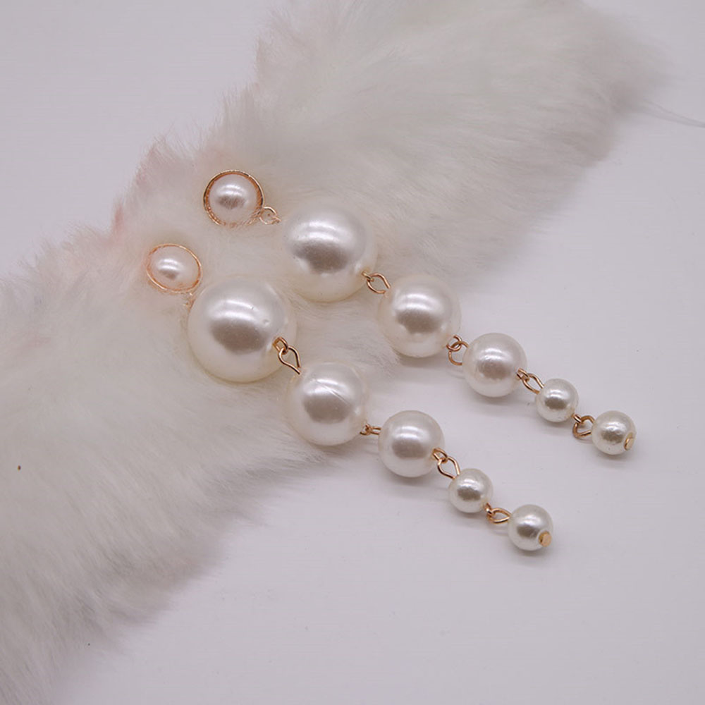 E-Plating Pearl European Gift Earrings