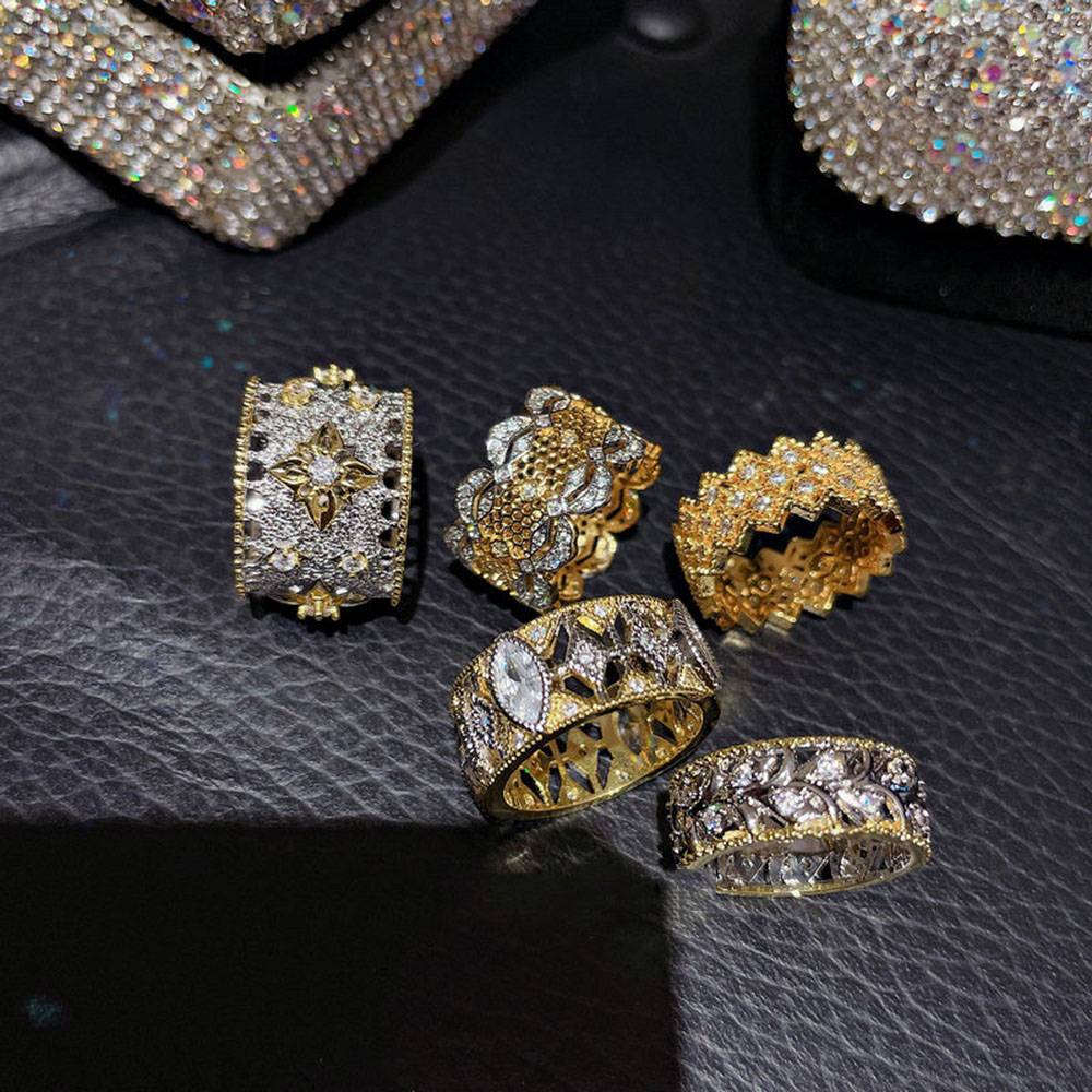 Diamante Vintage Party Rings