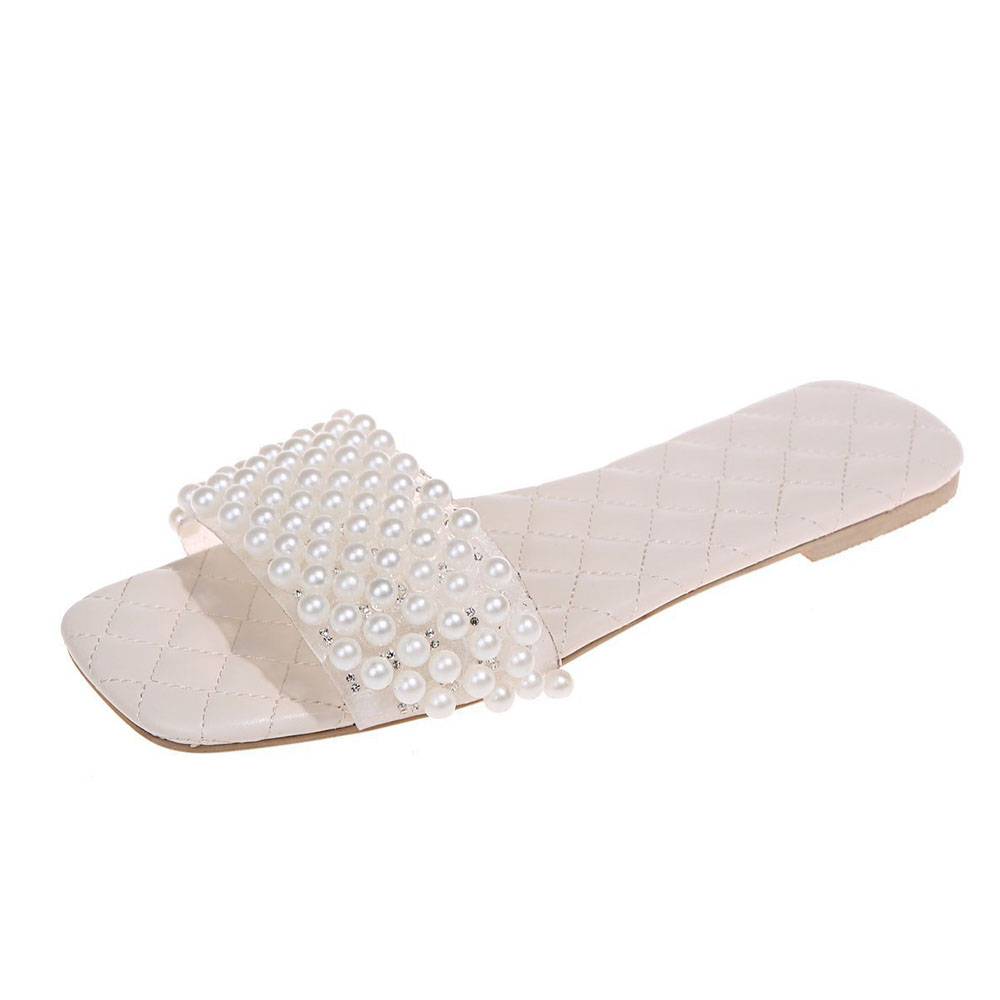 Slip-On Candy Color Flip Flop Block Heel Casual Slippers