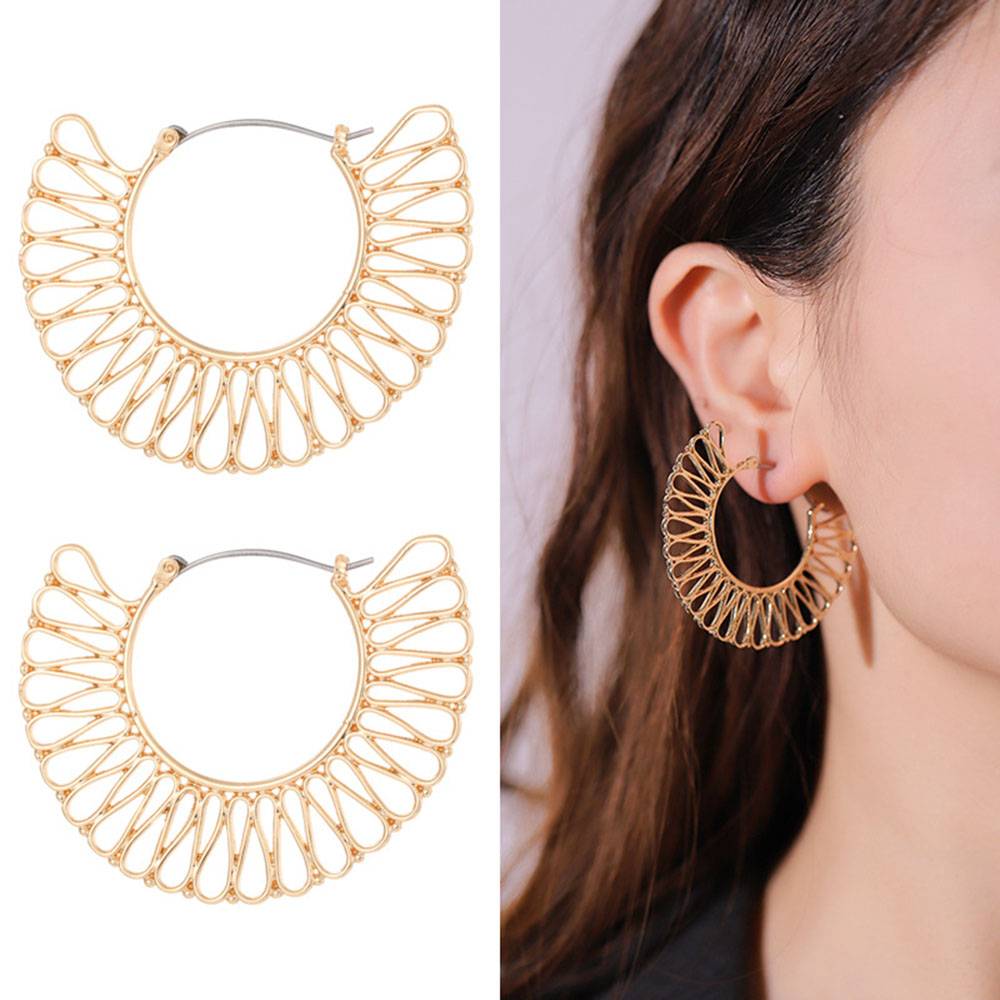 E-Plating Alloy European Birthday Earrings