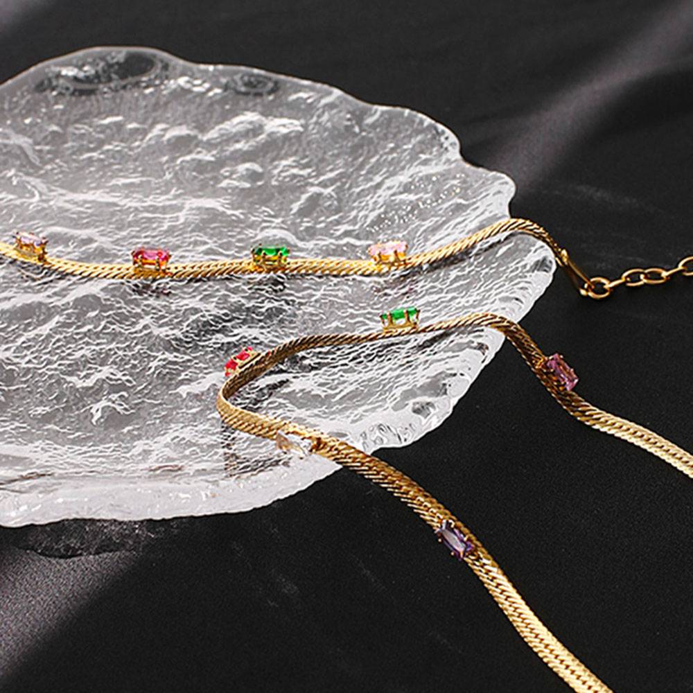Geometric European Chain Necklace Female Necklaces