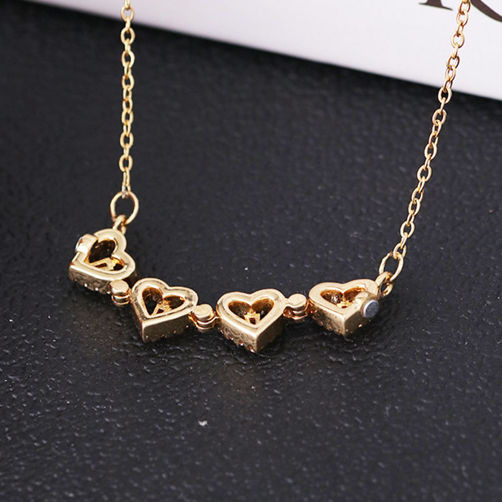 Pendant Necklace Korean Heart-Shaped Female Necklaces