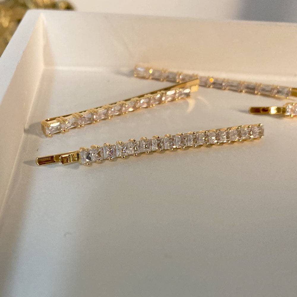 Korean Barrette Diamante Anniversary Hair Accessories