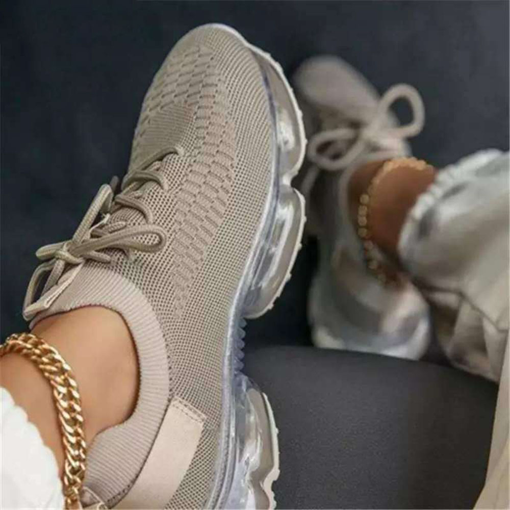 Lace-Up Round Toe Low-Cut Upper Cross Strap Flat With Sneakers