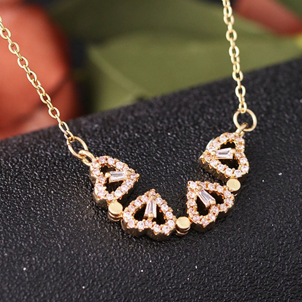 Pendant Necklace Korean Heart-Shaped Female Necklaces
