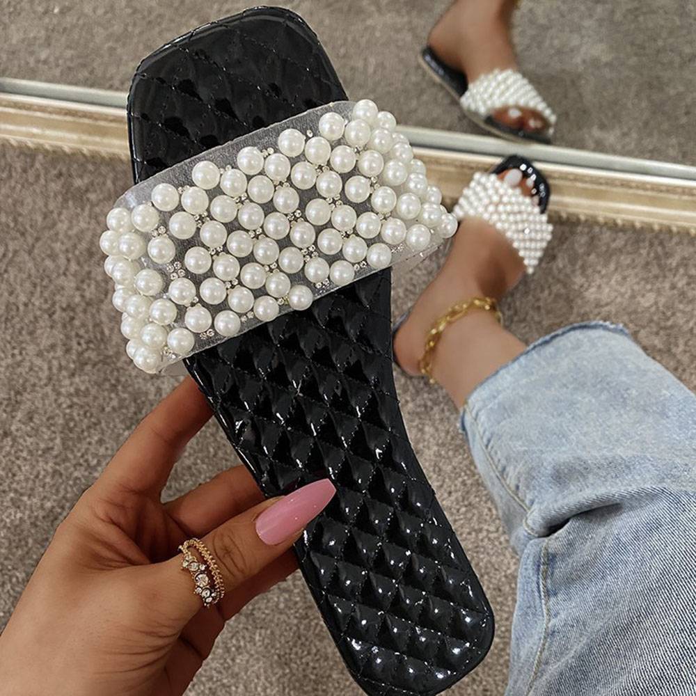 Slip-On Candy Color Flip Flop Block Heel Casual Slippers