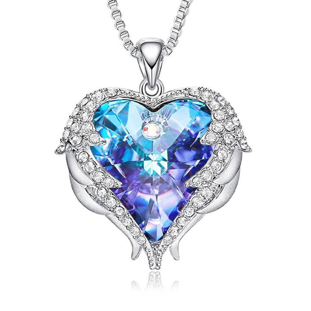 European Pendant Necklace Heart-Shaped Female Necklaces