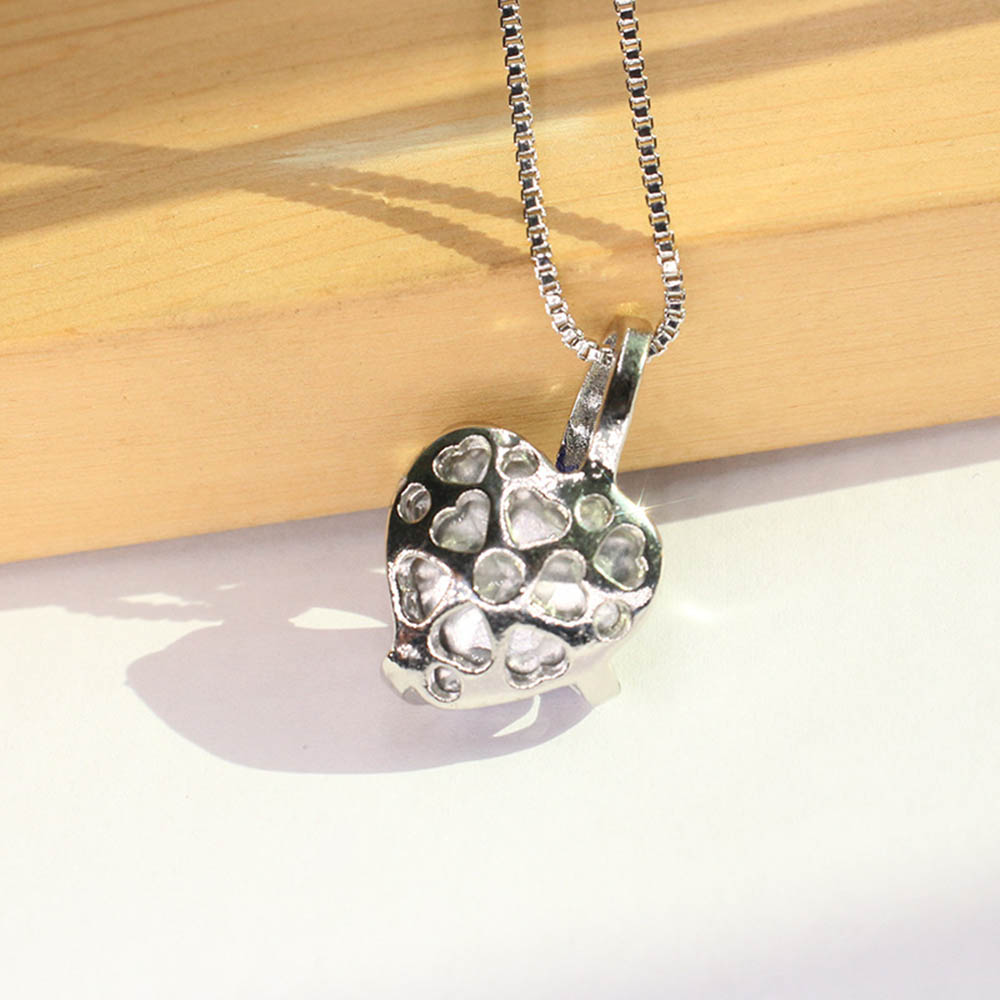 Heart-Shaped Pendant Necklace European Female Necklaces