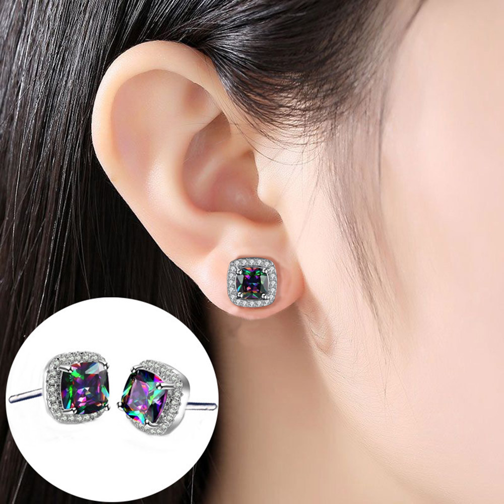 E-Plating Geometric European Alloy Gift Earrings
