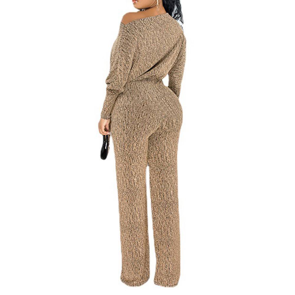 Fashion Full Length Straight Women's Jumpsuit