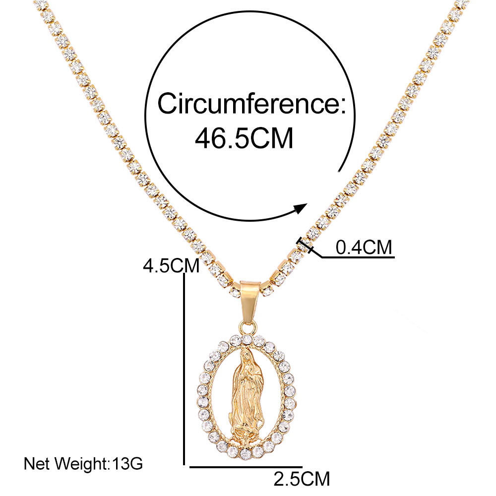 Geometric Pendant Necklace Female Necklaces