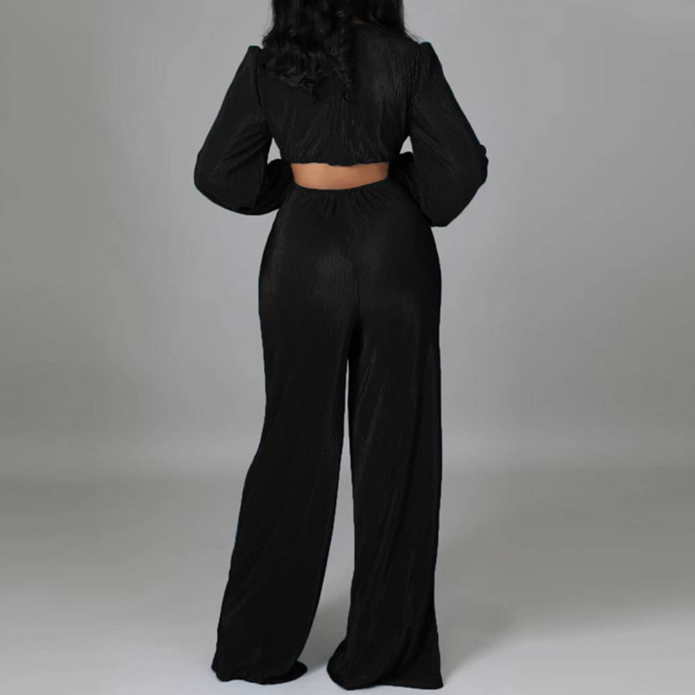 Full Length Sexy Plain Slim Women's Jumpsuit
