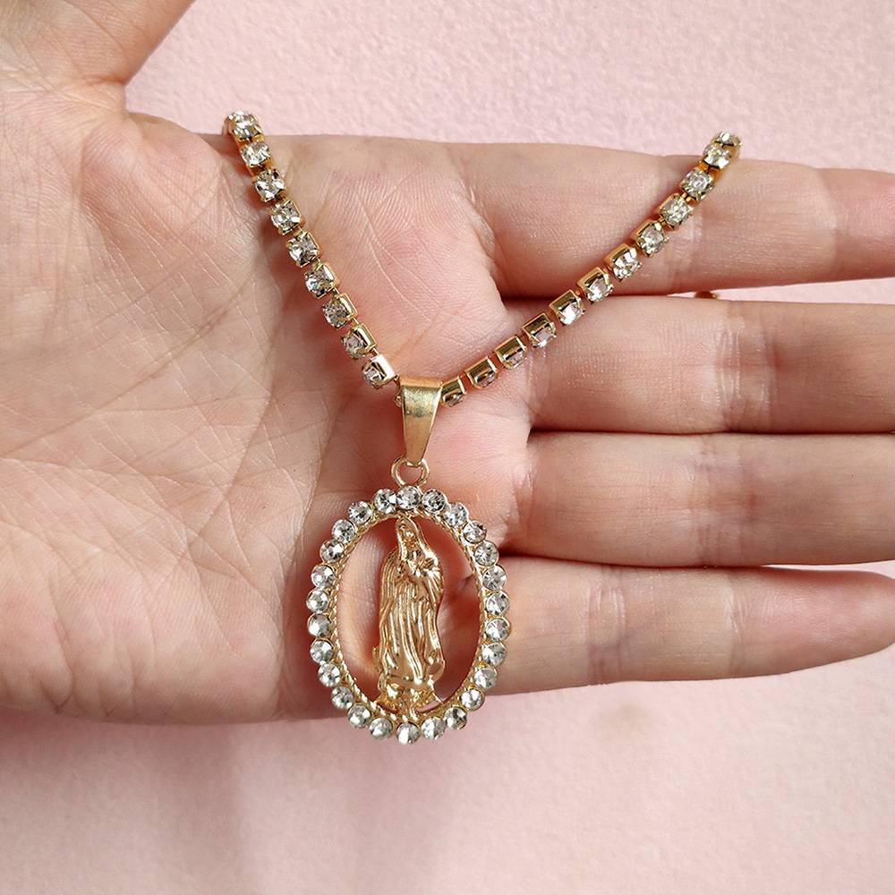 Geometric Pendant Necklace Female Necklaces