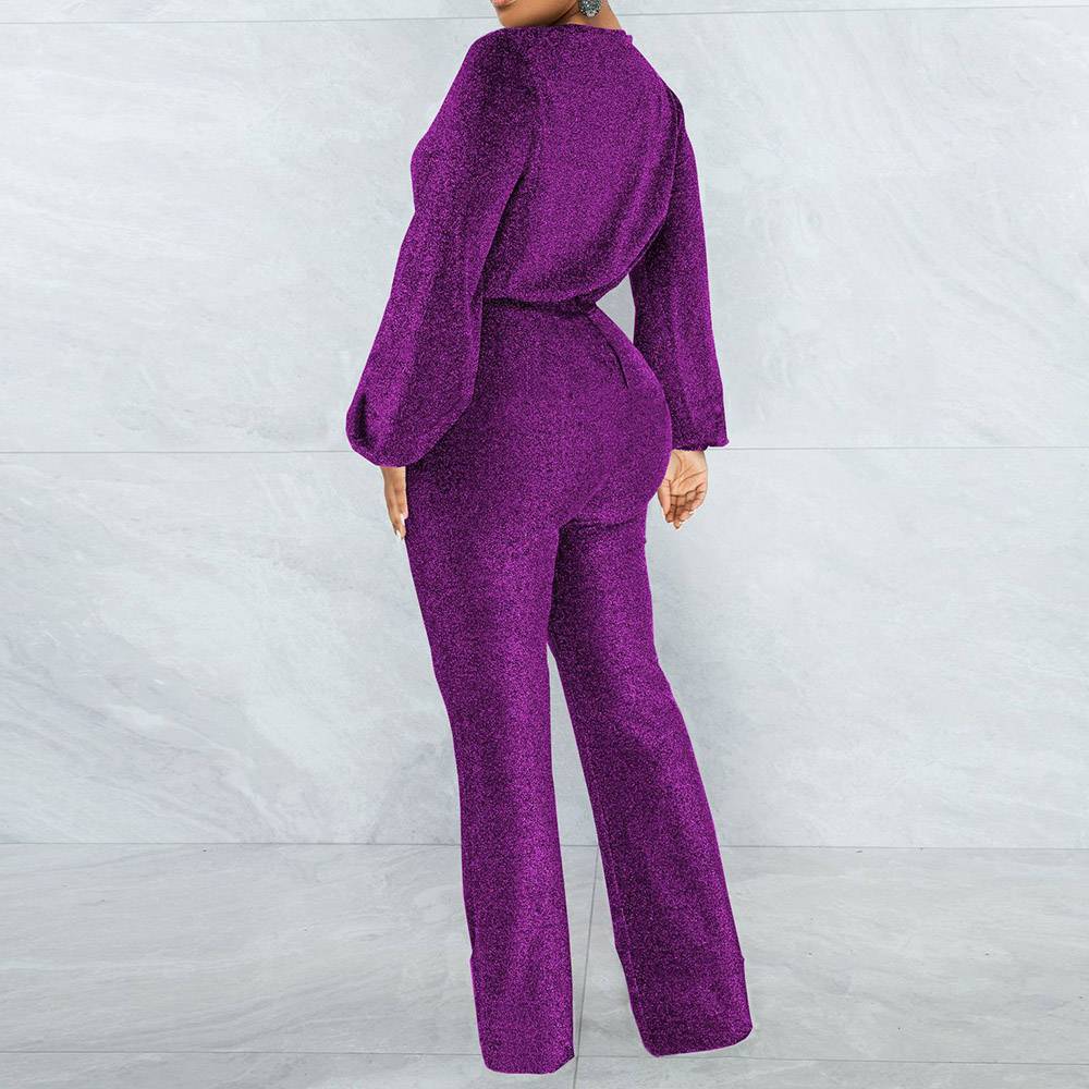 Plain Full Length Fashion Straight Women's Jumpsuit