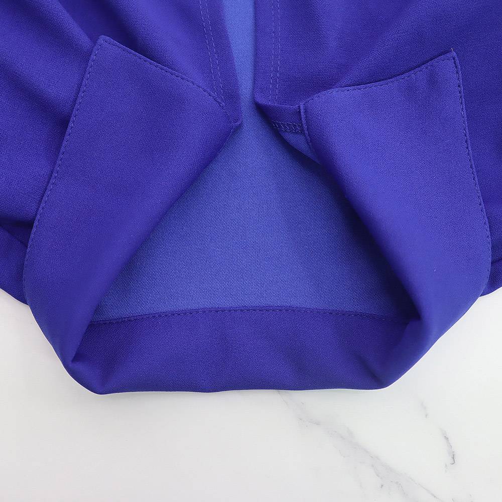 Plain Office Lady Full Length Belt Slim Women's Jumpsuit