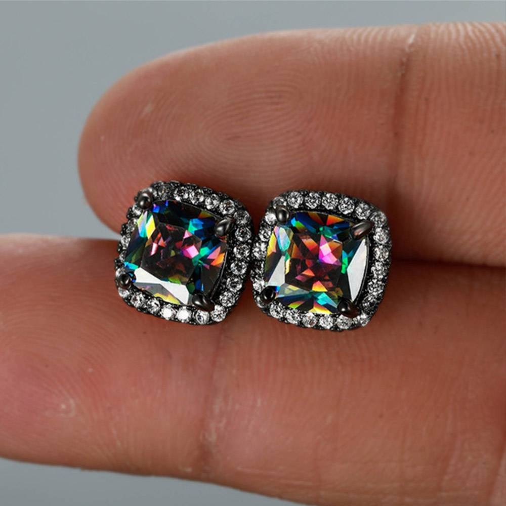E-Plating Geometric European Alloy Gift Earrings