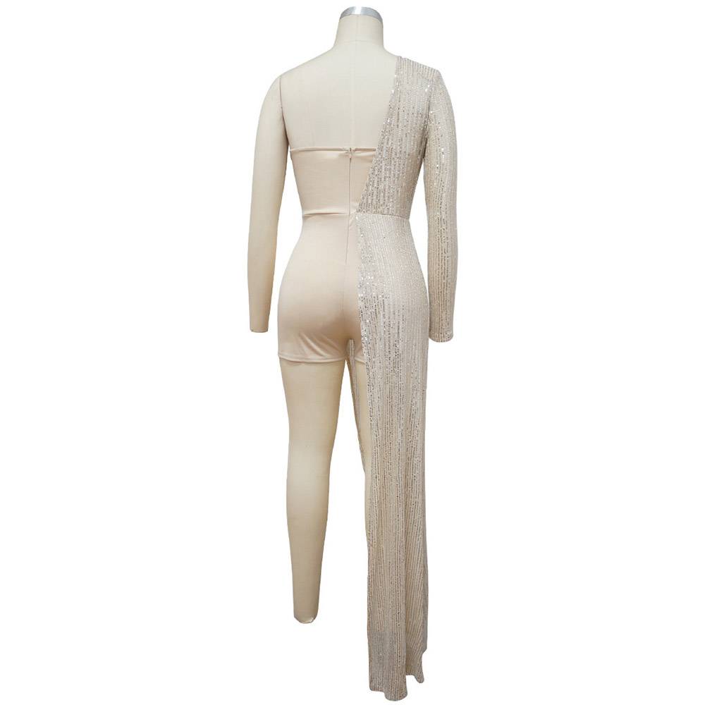 Sequins Shorts Sexy High Waist Women's Jumpsuit