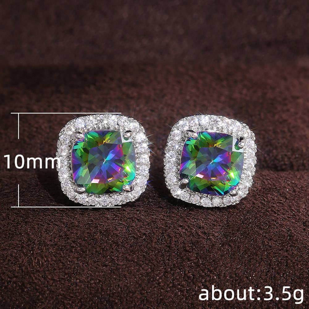 E-Plating Geometric European Alloy Gift Earrings