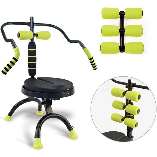 AB Doer 360 Fitness System with 6 Pack Back Roller Provides An Abdomin