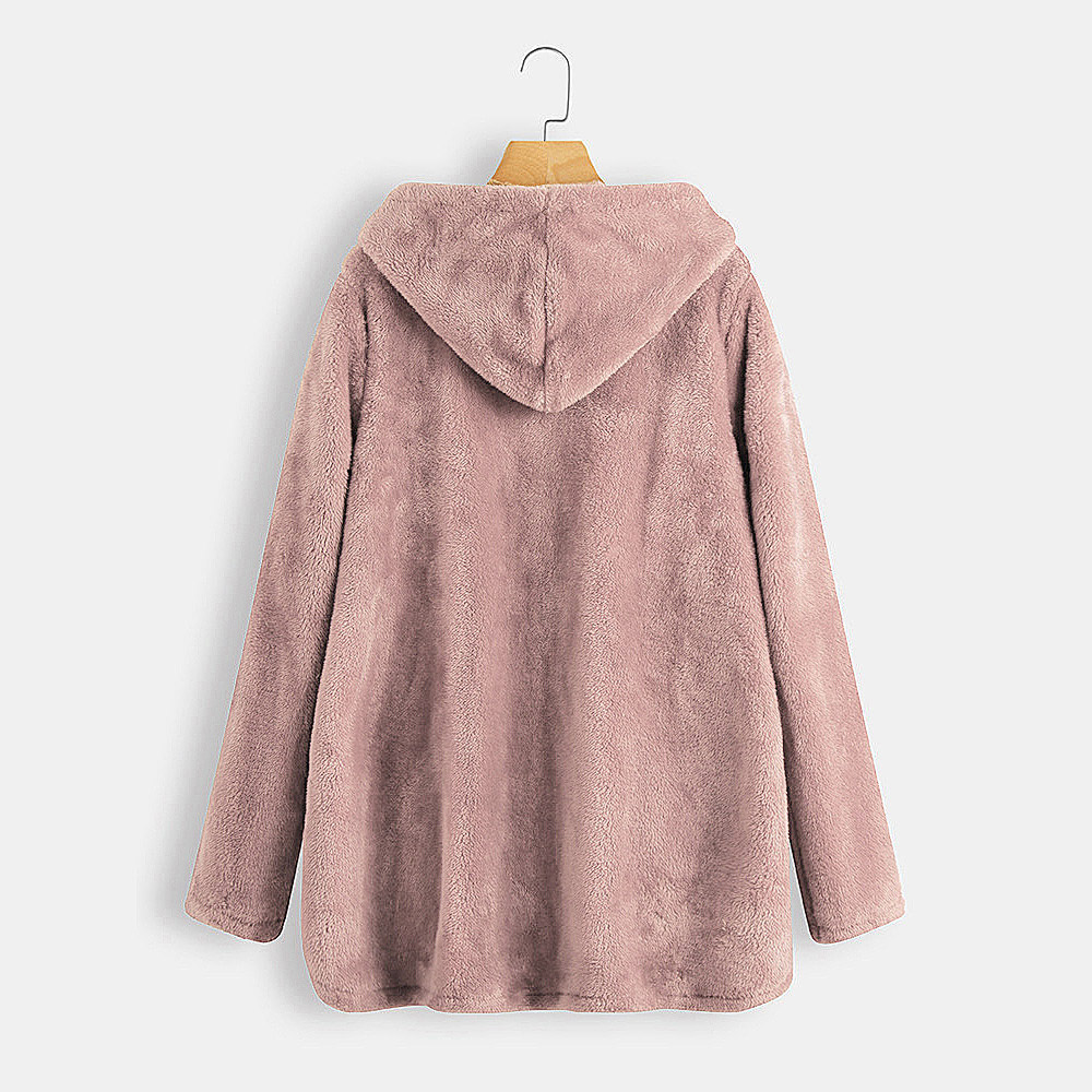 Asymmetric A Line Zipper Mid-Length Plus Size Women's Cotton Padded Coat