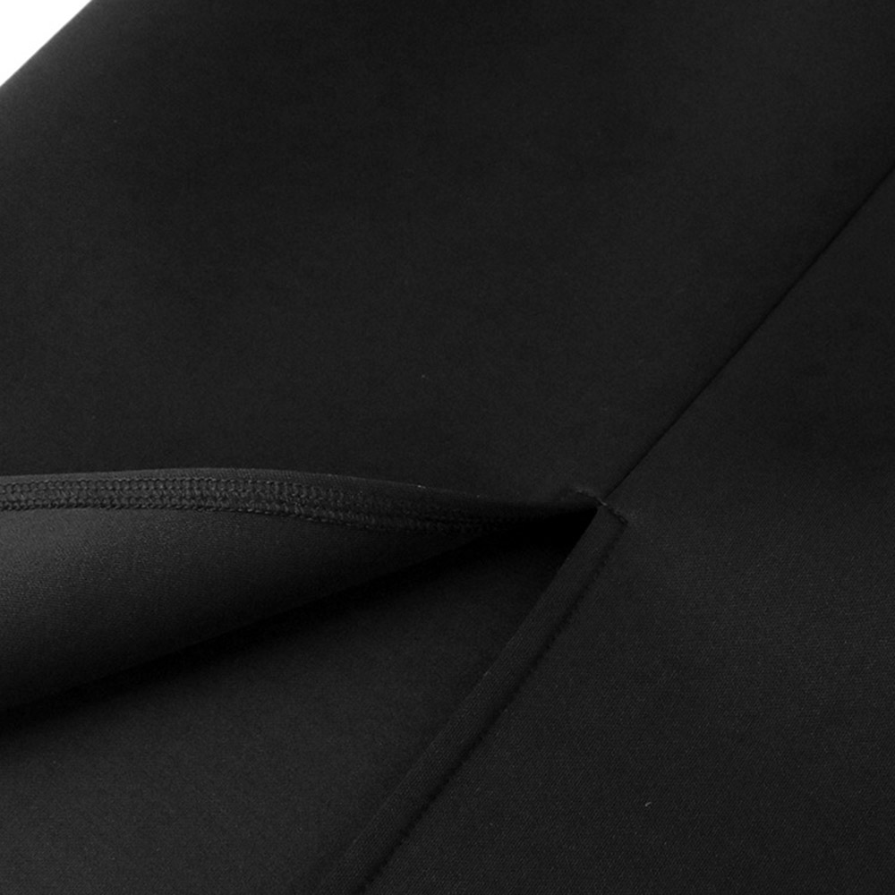 Mid-Calf Patchwork V-Neck Long Sleeve Pullover Women's Dress