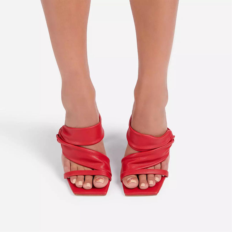 Stiletto Heel Slip-On Flip Flop Casual Slippers
