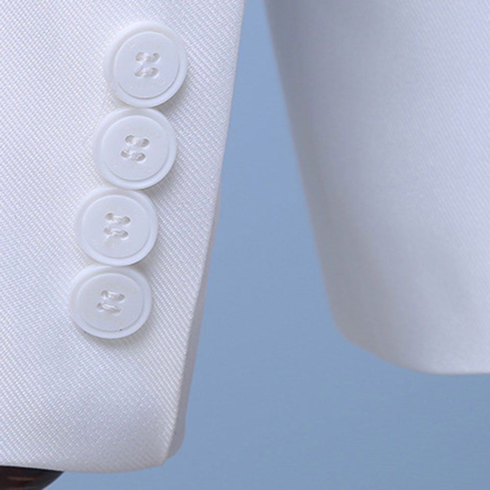 Pants Floral Diamond Single-Breasted Men's Dress Suit