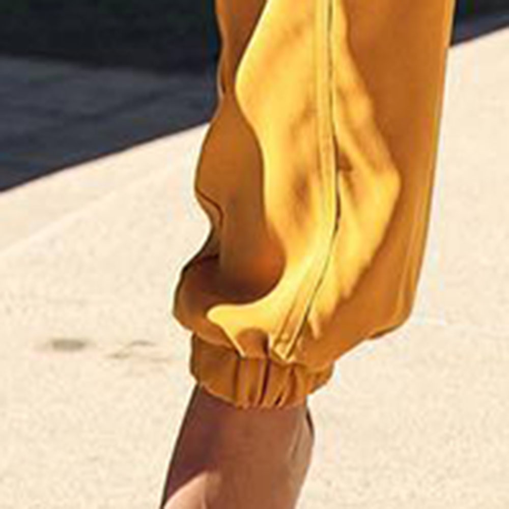 Casual Lace-Up Full Length Plain Loose Women's Jumpsuit