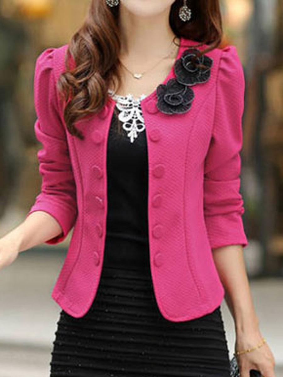 Slim All-Matched Double-Breasted Women's Blazer