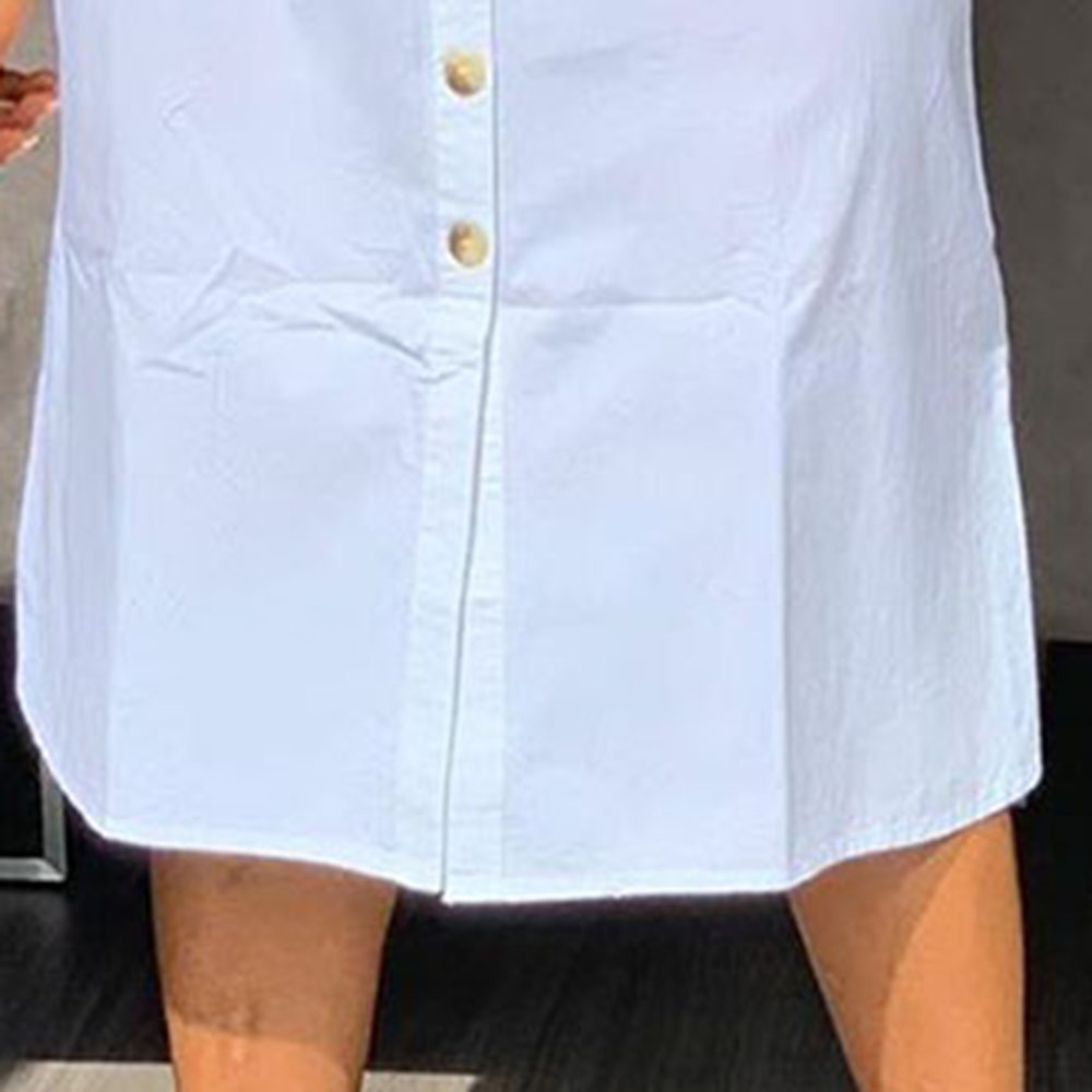 Polo Neck Long Sleeve Single-Breasted Women's Maxi Dress