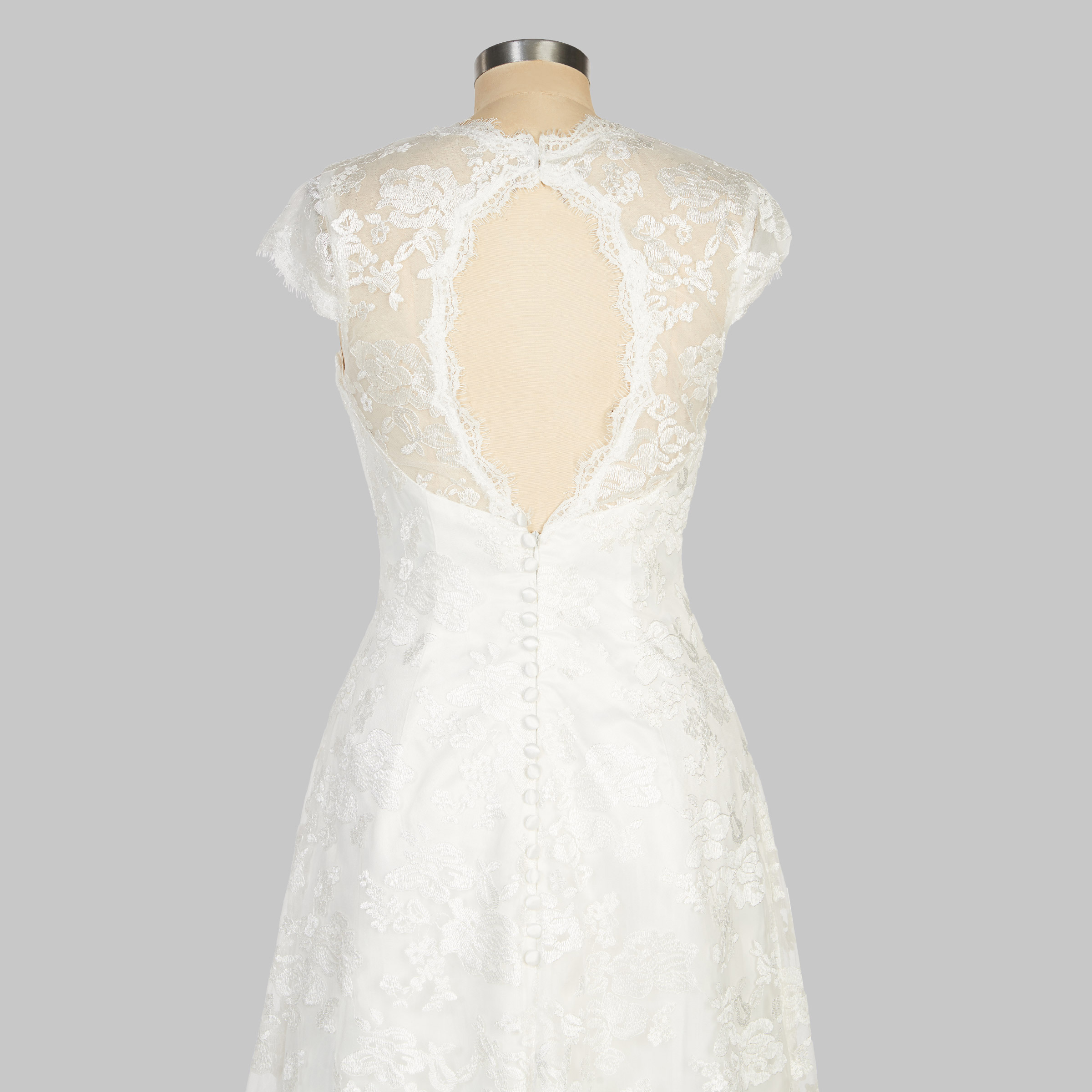 High Low Cap Sleeve Backless Lace Beach Wedding Dress 2022