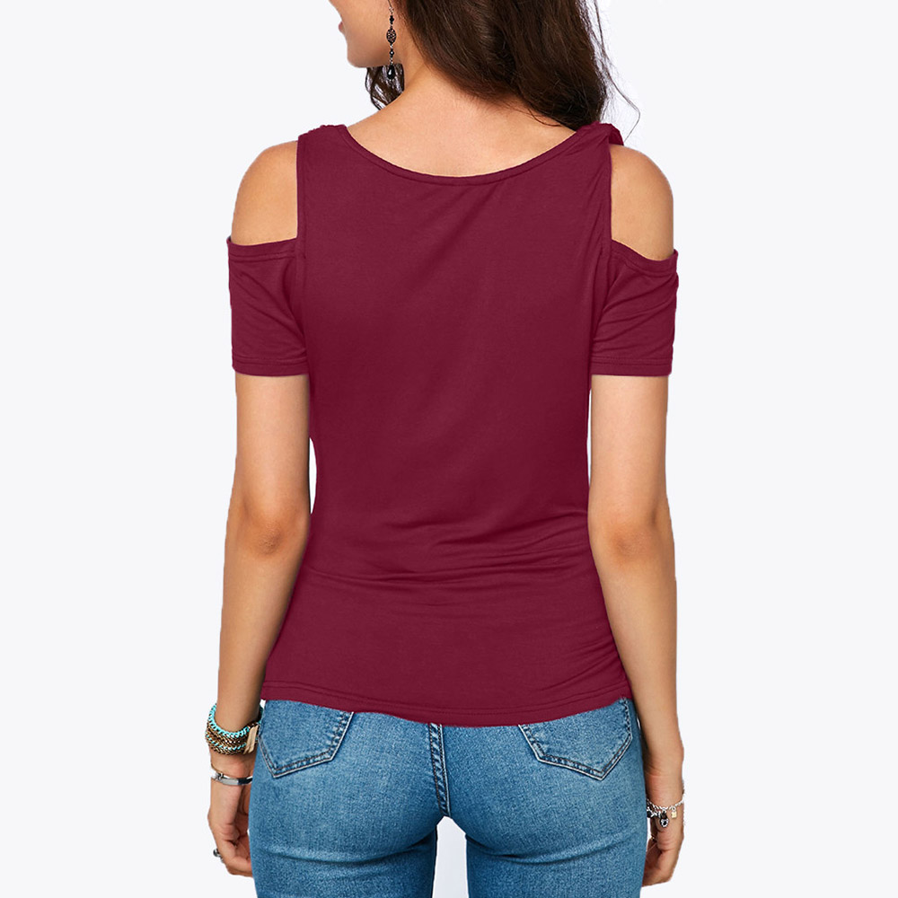 Short Sleeve Standard Plain Western Women's T-Shirt