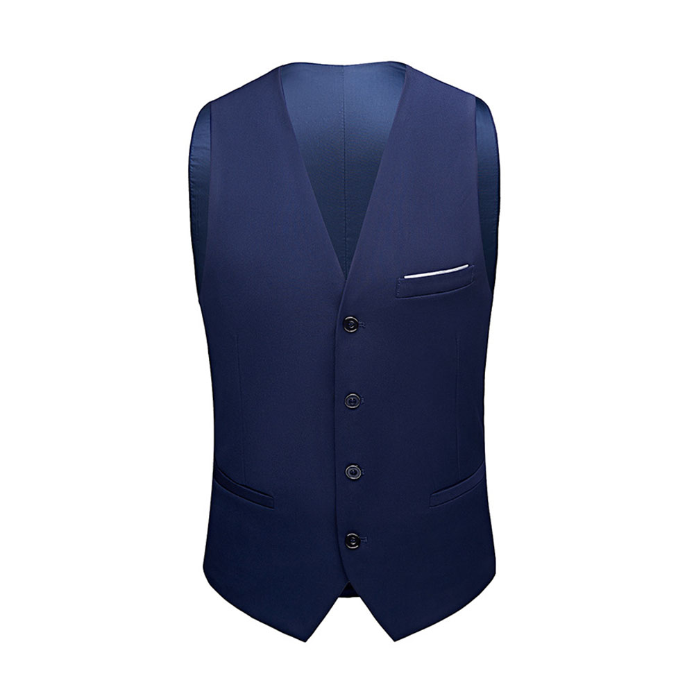 Blazer Single-Breasted Plain Men's Dress Suit