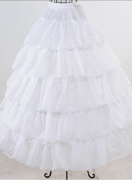 Five Layers with Steel Surpport Crinoline Wedding Petticoats