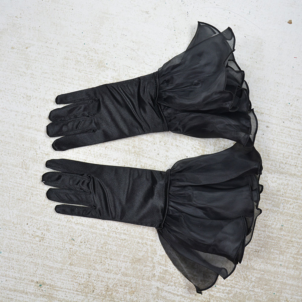 Finger Falbala Wrist Wedding Gloves 2022
