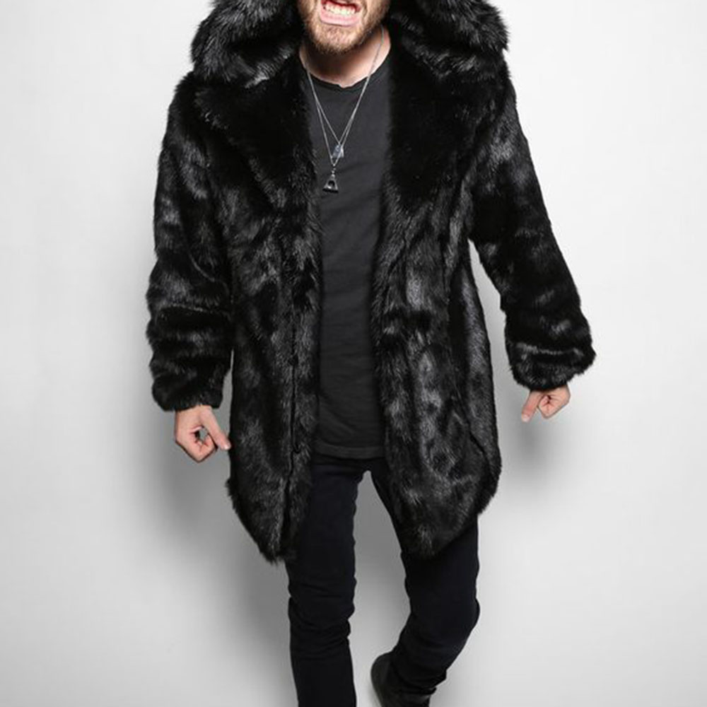 Hooded Mid-Length Winter Men's Coat