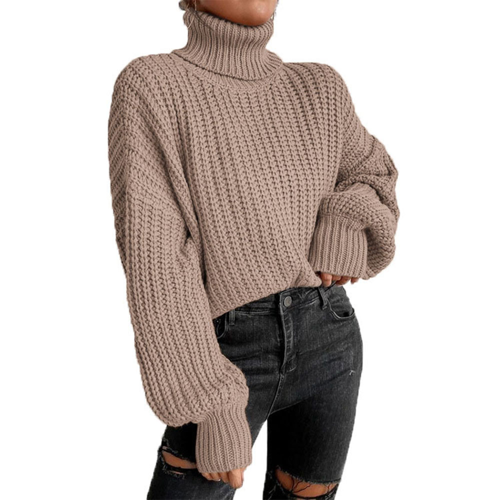 Turtleneck Long Sleeves	 Western Women's Sweater