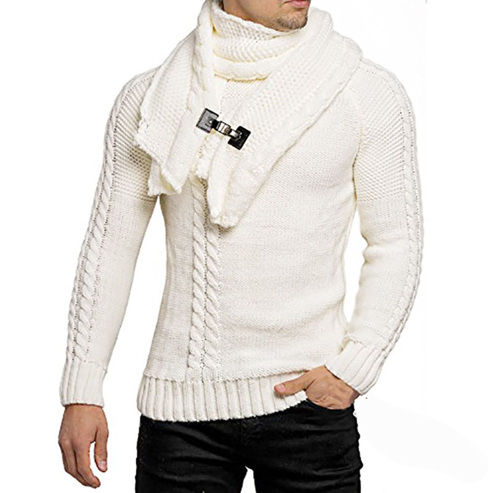 Plain Standard Slim Men's Sweater